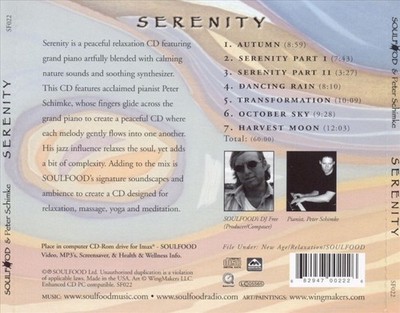 SOULFOOD (NEW AGE) - SERENITY NEW CD