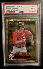 2012 Topps Update BRYCE HARPER US183 Rookie Gold Sparkle PSA 10 GEM MINT
