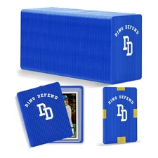 110 Pack Ding Defend Trading Card Shipping Protectors Hard Plastic Card Slab