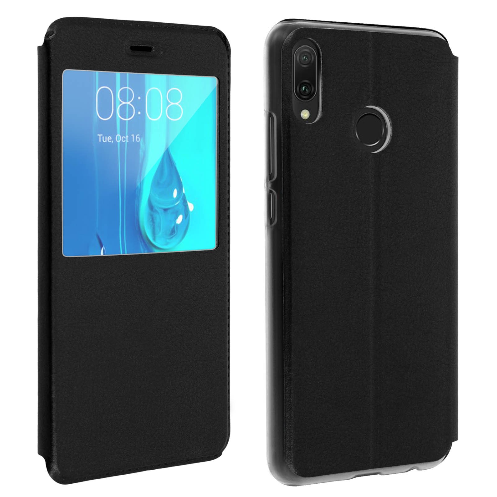 Coque Clear View Huawei Y9 2019 housse ultra fine transparente en polycarbonate