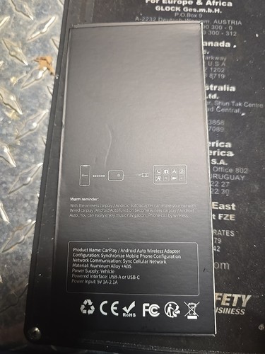 Adattatore Auto Wireless Carplay Android 2 in 1 per Carplay Cablato Auto Wifi - Foto 2 di 2
