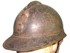 untouched WW1 French M15 Adrian helmet infantry casque stahlhelm casco 胄 1GM 1WK