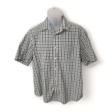 Eddie Bauer Legend Wash Classic Fit Short Sleeve Check Men's Size XLarge