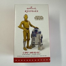 Hallmark Keepsake 2015 Star Wars A New Hope C-3PO and R2-D2 Ornament