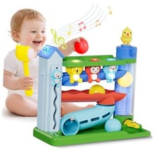 Hammer Toddler Musical Toys, Light-Up Baby Musical Toy for 1-2 Year Old Blue