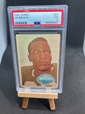 Jim Brown 1960 Topps VINTAGE #23 Cleveland Browns HOFer PSA 3 VG 👀🐶🏈🔥
