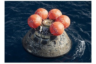 Orion Artemis I Splashdown PHOTO SLS Space Flight Test Moon Mission 2022