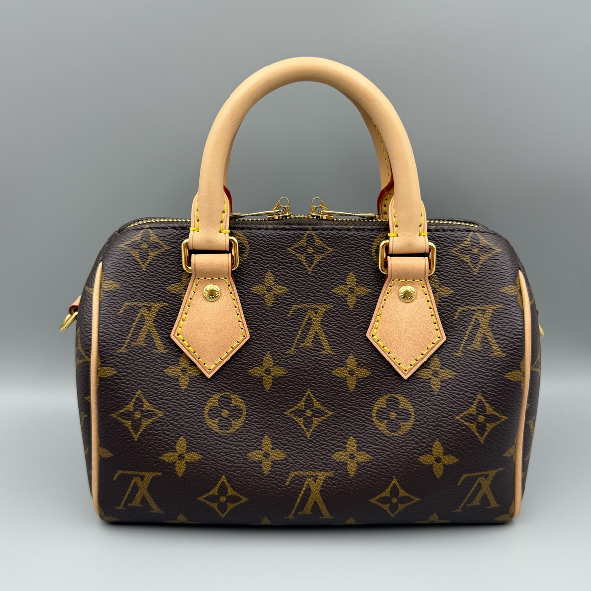 Louis Vuitton Speedy 20 Monogram Handbag Brown Classic Women's Bag