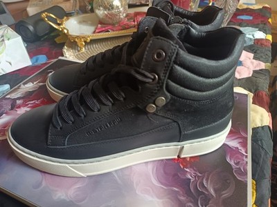 G-Star RAW Herren Sneaker aus Leder, High-Top, Schwarz, Gr. 40   Top Zustand 