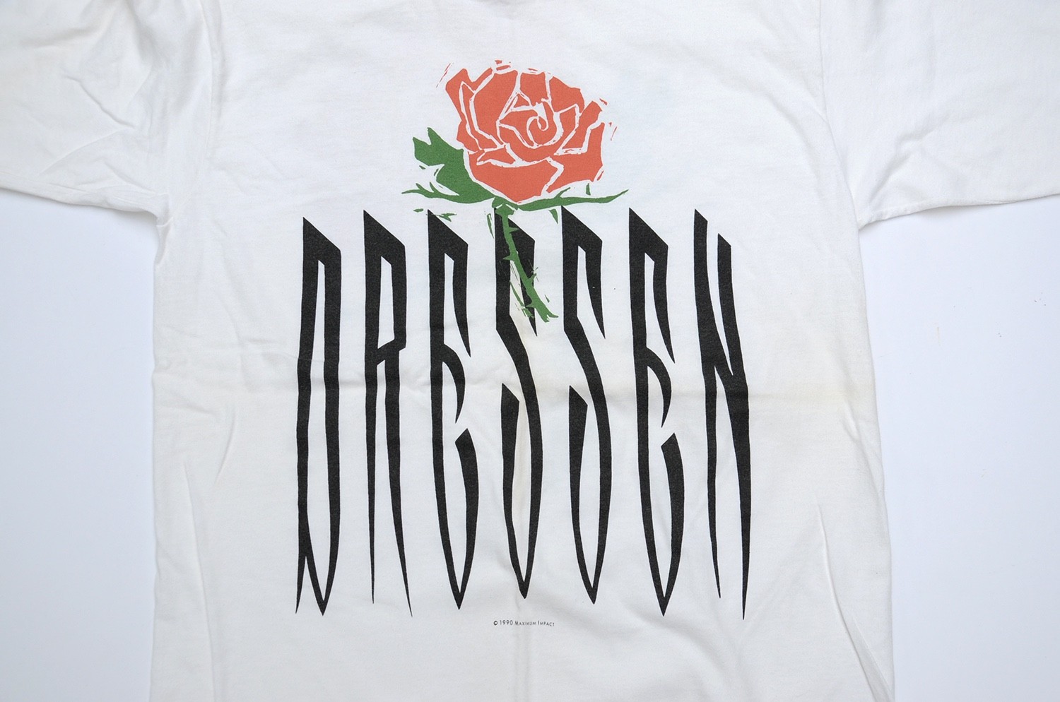 ∞ Vintage ERIC DRESSEN Maximum Impact ROSE T Shirt Street Skate Dogtown Era 90s