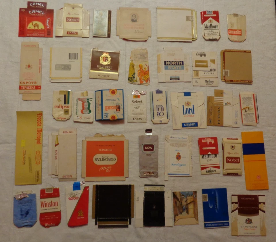 LOTTO 2 COLLEZIONE PACCHETTI DI SIGARETTE VUOTI - Immagine 4 di 4