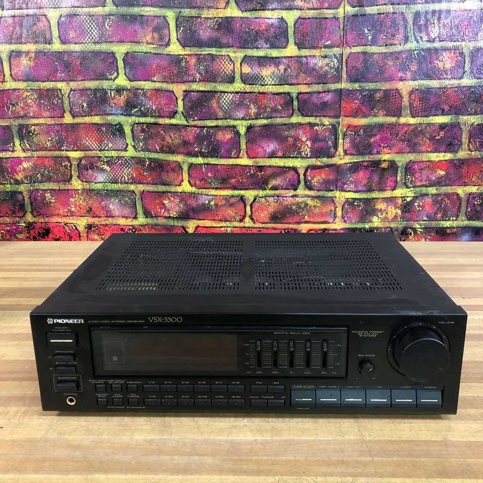 Pioneer VSX-3300 Surround Graphic Equalizer A/V Receiver 475W Vintage Working - Image 3 of 4