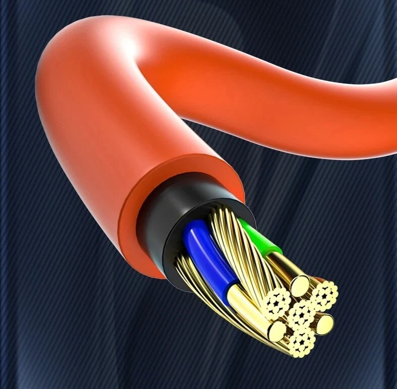 2 Meter Super fast tablet, phone charging cable 5A 120W USB C to USB C  - Image 3 of 4