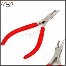 Split Ring Pliers - Stainless Steel - PVC Grip - No More Broken Nails