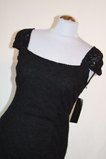  Zara Kleid  NEU !  Abendkleid Cocktailkleid  Gr.M schwarz, Spitze , sexy 