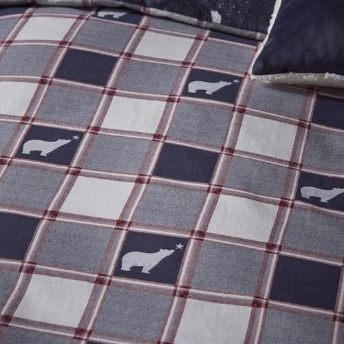 Polar Bear, Brushed Cotton Duvet cover Set, by Fat Face, 100% Cotton - Picture 4 of 14