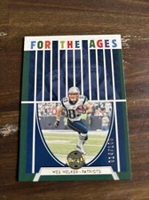 2022 Panini Legacy #FA-15 Wes Welker For the Ages Green 14/100 NE Patriots