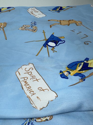 Tessuto Spirit Of America circa 118" L X 65" W multicolore pezzo unico - Foto 9 di 9