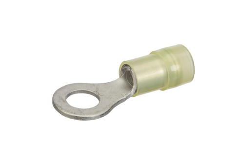 12-10 Stärke 1/4" Bolzen Nylon isolierte Ringklemme - Großpackung von 100 - Bild 2 von 2