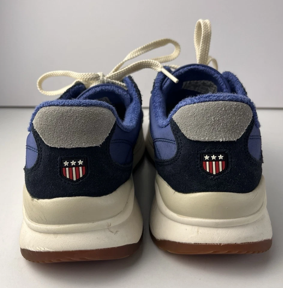 Tenis con cordones de cuero sintético y azul para mujer Gant Fultony talla 37 Foto 4 de 4