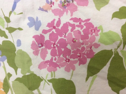 MARTHA STEWART SHAM 1 "STANDARD" WHITE FLORAL PINKS GREEN PERIWINKLE BLUE NICE! - Picture 6 of 9