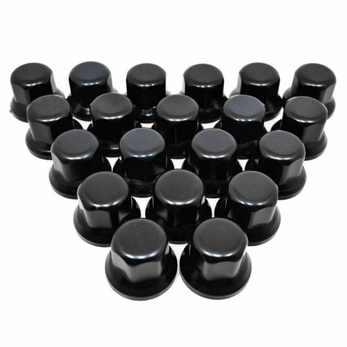 60x 32 mm plástico negro tapa tapa de tuerca de rueda perno ajuste camión camión camión camión camión camión camión camión camión camión - Imagen 2 de 4