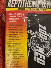 Zoo Med ReptiTherm U.T.H. Under Tank Heater 30-40 Gallon Terrarium Size RH-5