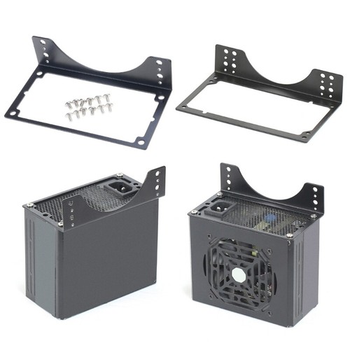 Practical SFX PSU Power Supply Holder in 12cm 14cm Fan Slot in PC Cases - Picture 2 of 19