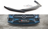 Cup Spoilerlippe Schwarz FüR Mercedes A Klasse A35 W177 AMG Spoiler Schwert V2