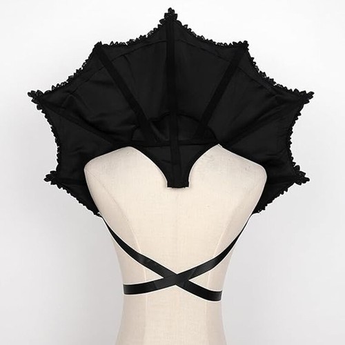 Vestir disfraces accesorios disfraces de Halloween con cuello de capa de terciopelo gótico - Imagen 9 de 12