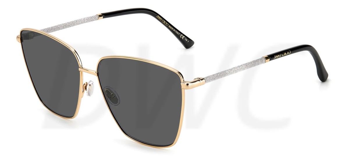 JIMMY CHOO ラヒ スクエア フレム サンクラス LAVIS 2M2 Jimmy Choo LAVI/S IR 02M2 60-14-140 Oversized Square Women