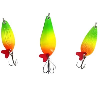 Blinker 16 18g Spinner Löffelköder Hecht Barsch Forelle Angeln Angelköder Set