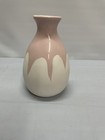 Gorgeous Isaac Mizrahi Loves XO Sienna Pink & White Drip 8" Vase