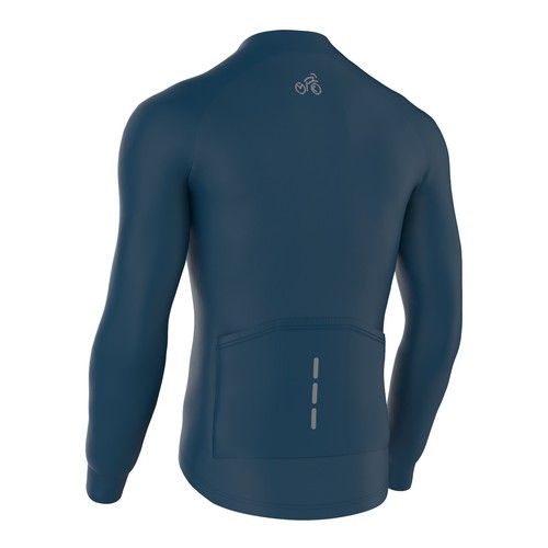 Herren Radfahren Winter Trikot Langarm Italienisch Super Roubaix Racing Full Zip Oberteil - Bild 13 von 17