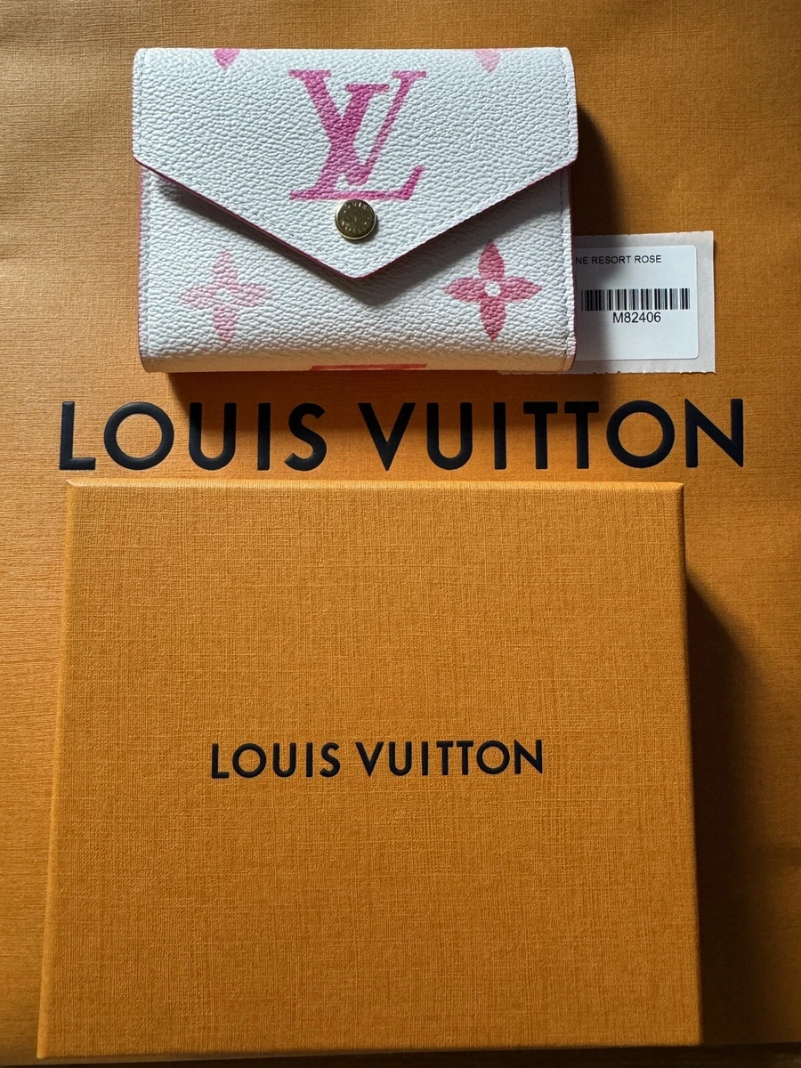 Louis Vuitton PINK BY THE POOL Canvas VICTORINE WALLET LV NEW - Authentic  Bag