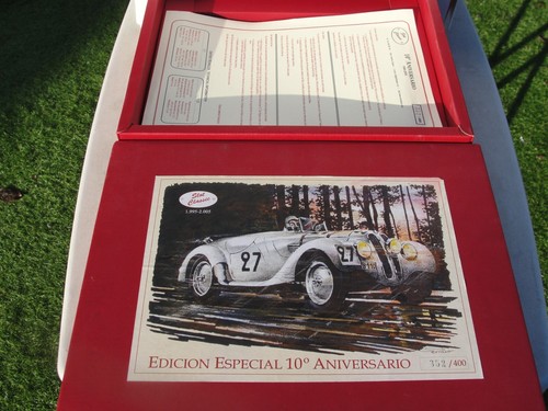 SLOT CLASSIC BMW 328 WHITE #27 '10TH ANNIVERSARY' 1:32 SLOT NEW OLD STOCK BOXED - Picture 11 of 12