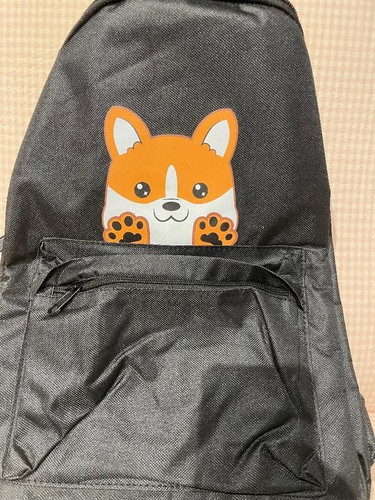 Student Welsh Corgi Peek a Boo schwarzer Rucksack SCHNELLER KOSTENLOSER VERSAND NEU IM KARTON - Bild 6 von 6