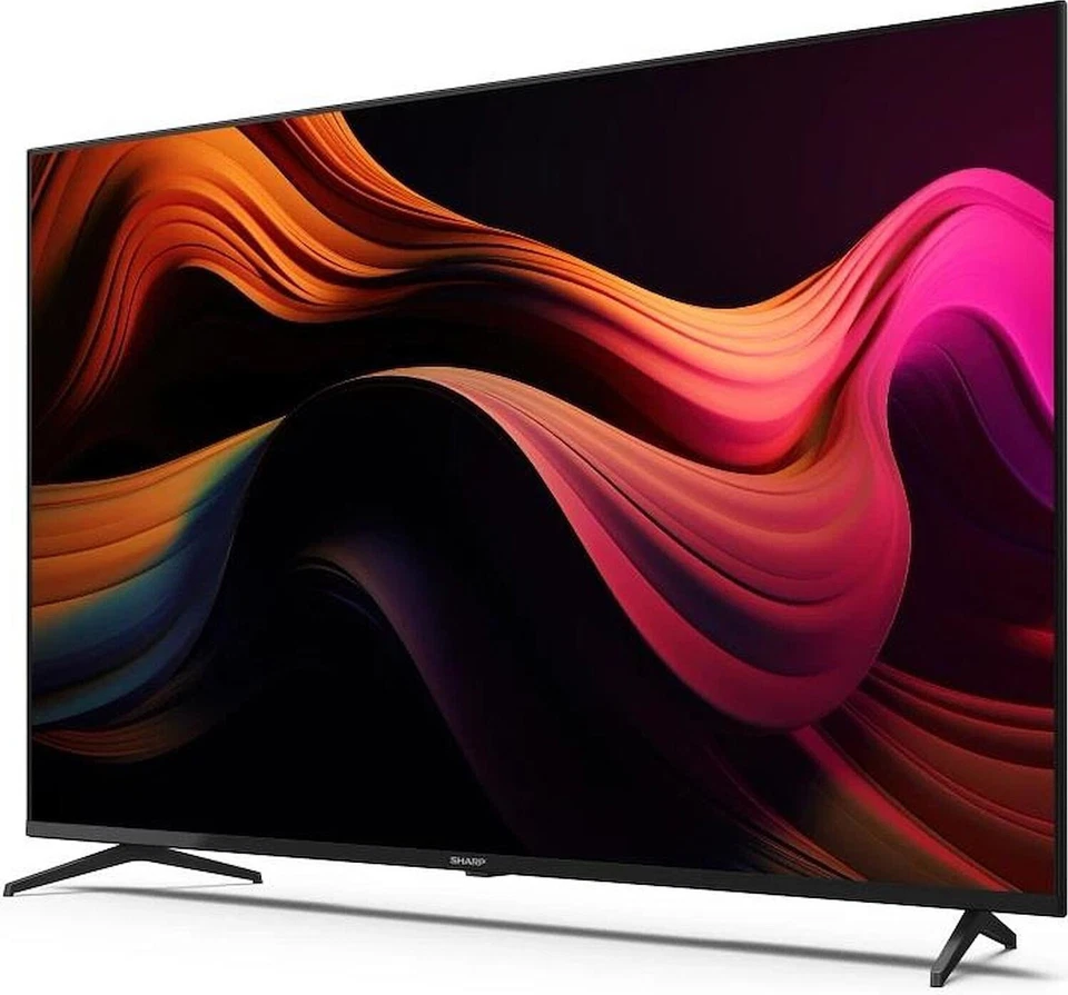 Sharp Smart TV 55" 4K UHD LED Android DVBT2/C/S2 Classe F Wi-Fi Nero 55GL4060E - Immagine 2 di 3