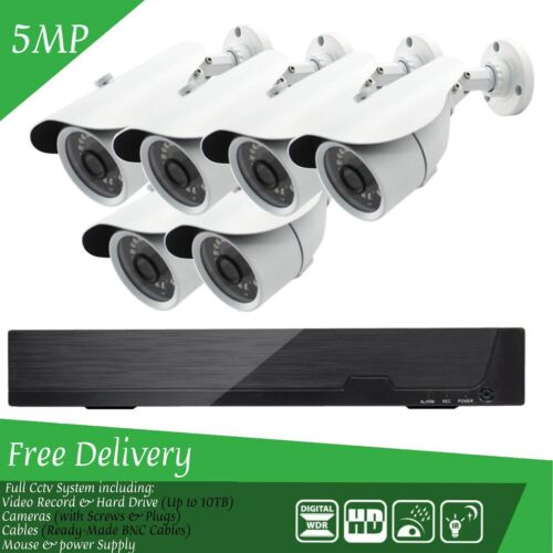 SISTEMA DE CÁMARA CCTV 5MP 4/8/16 CANALES DVR EXTERIOR VISIÓN NOCTURNA KIT DE SEGURIDAD PARA EL HOGAR - Imagen 17 de 27