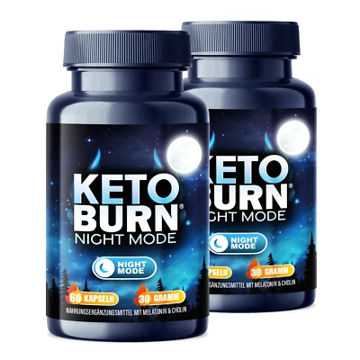 NEU: 2 x KETO BURN® Night Mode schnell Abnehmen beim Schlafen einfach TOP