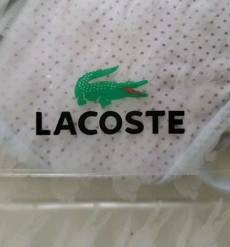 LACOSTE Bikini Swimsuit 2 Piece Halter Neck Size S Stripes Spots New With Pouch - Picture 9 of 14