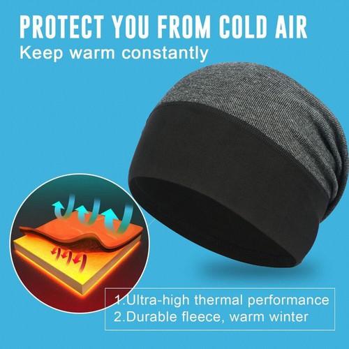 Men Women Winter Windproof Ski Beanie Outdoor Sports Watch Hat for Cold Weather - Picture 3 of 36