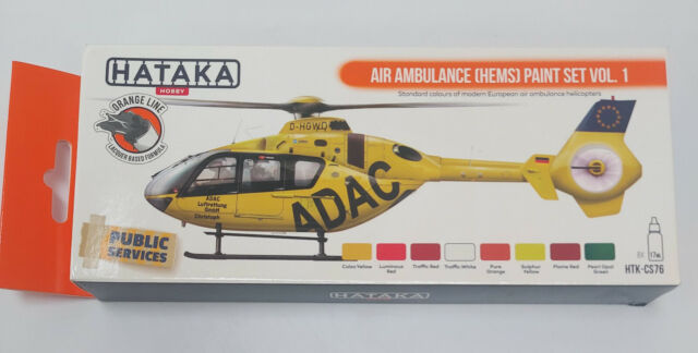 Hataka Hobby CS76 Air Ambulance (HEMS) paint set vol.1