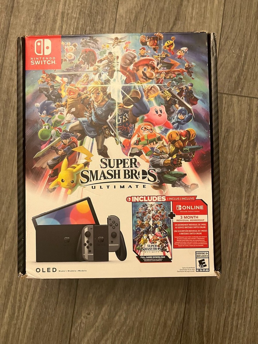 Nintendo Switch (OLED Model) Super Smash Bros. Bundle 64GB