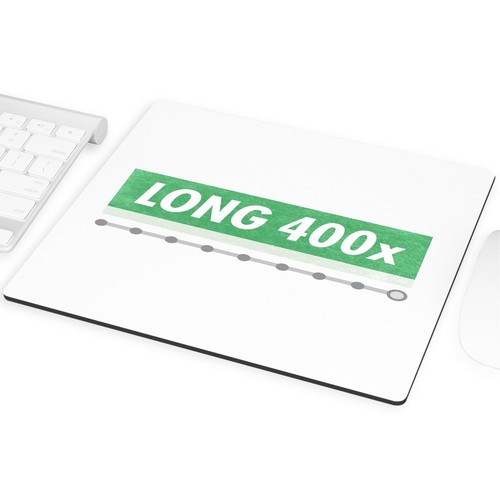 Tapis de Souris Long 400x Joke Trading Wall Street Blockchain Finance Investor - Afbeelding 2 van 2