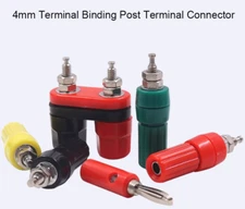 4mm Terminal Binding Post Terminal Connector Yellow Red Green Black 