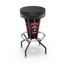 NHL - Lighted Florida Panthers Swivel Bar Stool Hockey Team Logo