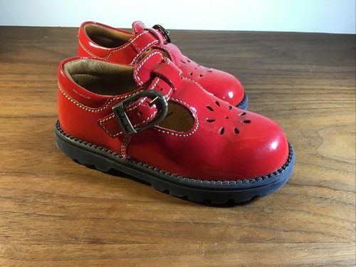 Elefanten Red Patent Leather Shoes Size 22 Wide | eBay