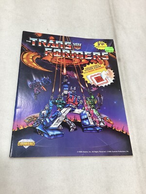 1986 Diamond G1 Transformers Movie Sticker Book MINT Unused Complete FREESHIP