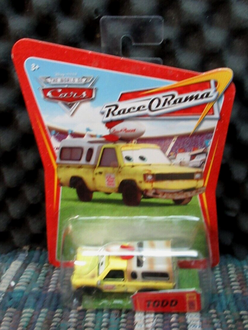DISNEY PIXAR CARS    ,   TODD     ,    RACE O RAMA    ,   # 93      ,  BOX C